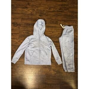 Gap kids girls sweatsuit Blue Size S 6/7 zip up hoodie and joggers